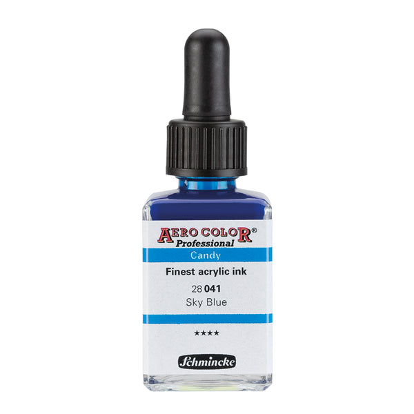 Bleu ciel (28 ml) - Encre acrylique Aerocolor Finest de SCHMINCKE