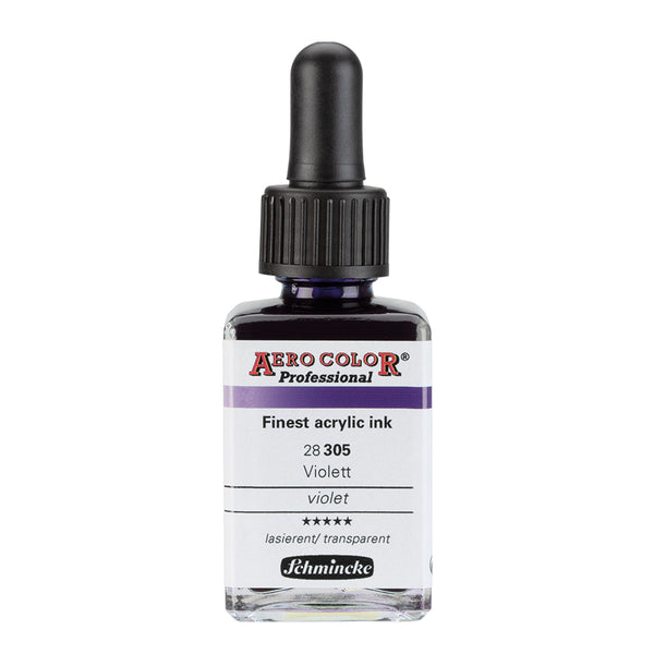 Aerocolor Violet 28 ml - Encre acrylique la plus fine de SCHMINCKE