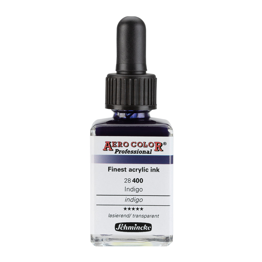 Aerocolor Indigo 28 ml - Encre acrylique la plus fine de SCHMINCKE