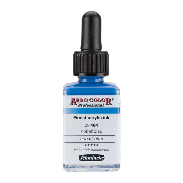 Aerocolor Bleu de Cobalt 28 ml - Encre acrylique la plus fine de SCHMINCKE