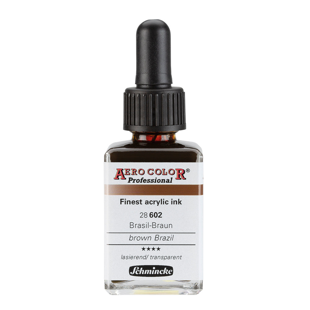 Aerocolor Brun du brésil 28 ml - Encre acrylique la plus fine de SCHMINCKE
