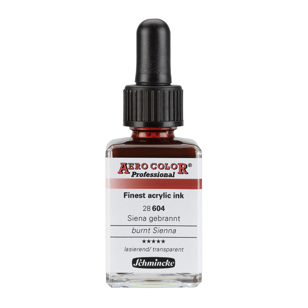 Aerocolor Terre de Sienne brûlée 28 ml - Encre acrylique la plus fine de SCHMINCKE
