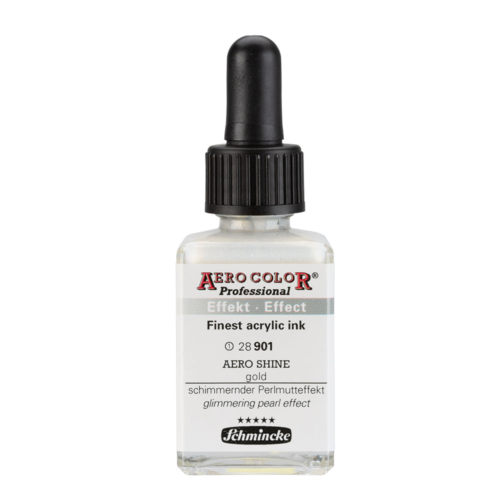 Aero shine GOLD (28 ml) - Encre acrylique Aerocolor Finest de SCHMINCKE