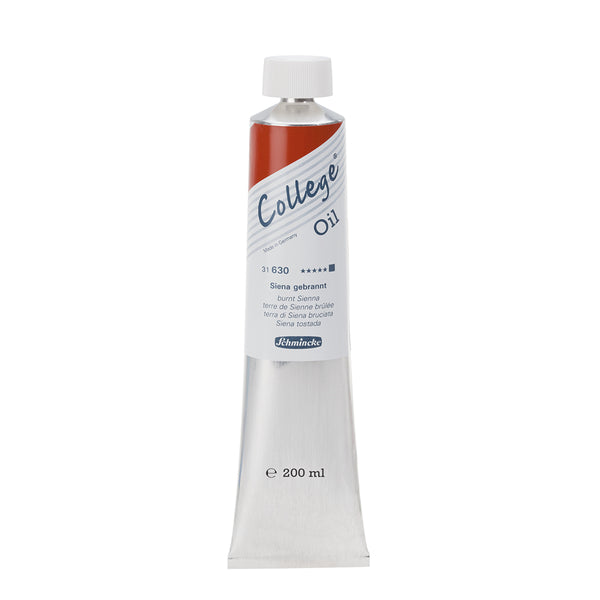 Huile Collège Terre de Sienne brûlée 200 ml - SCHMINCKE