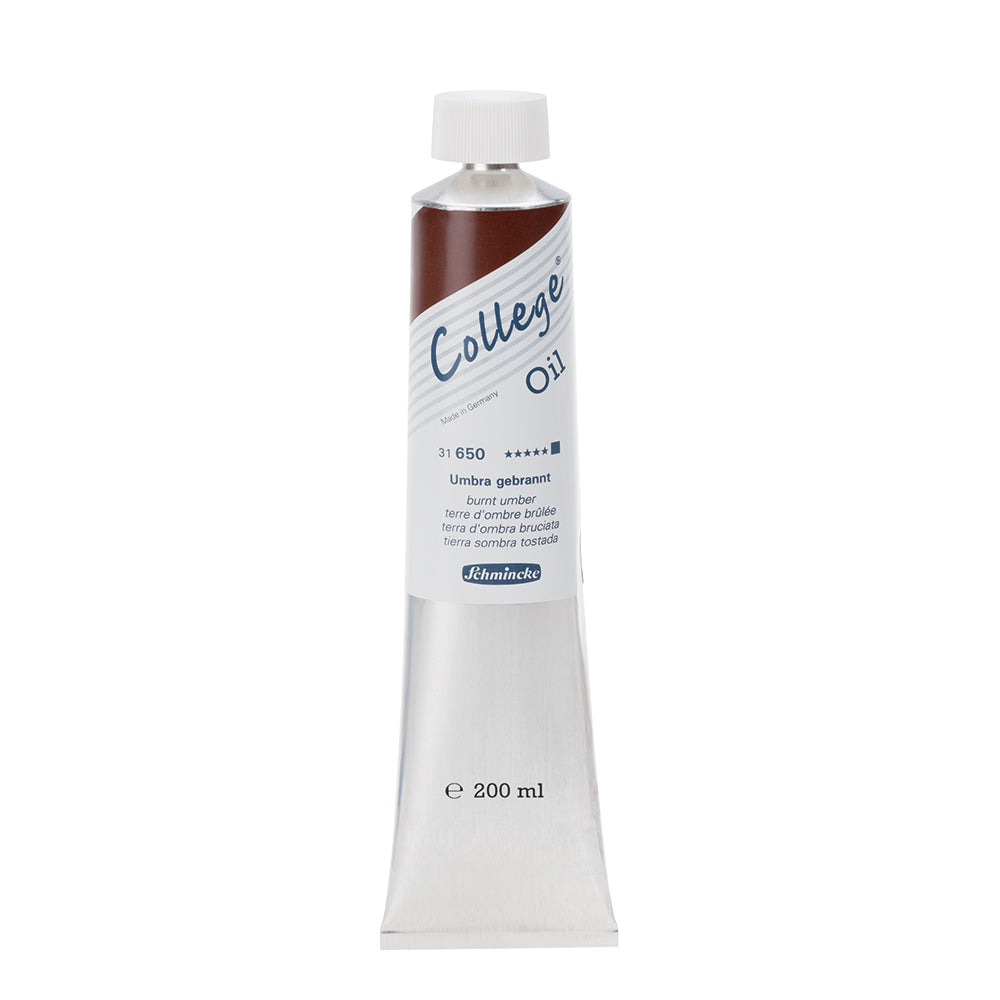 College Oil Terre d'ombre brûlée 200 ml - SCHMINCKE