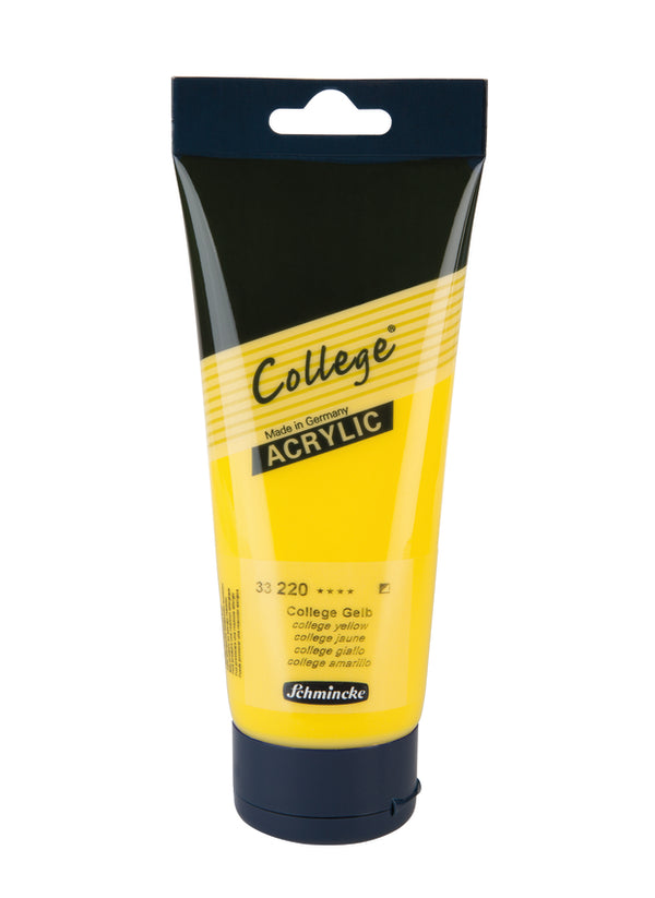 Collège Acrylique 200ml - Collège Jaune