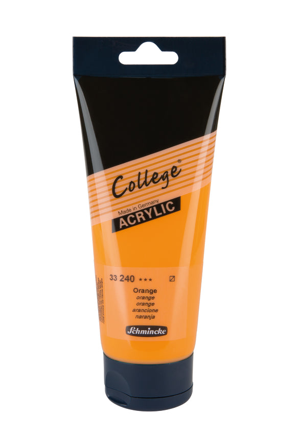 College Acrylic 200ml - Orange