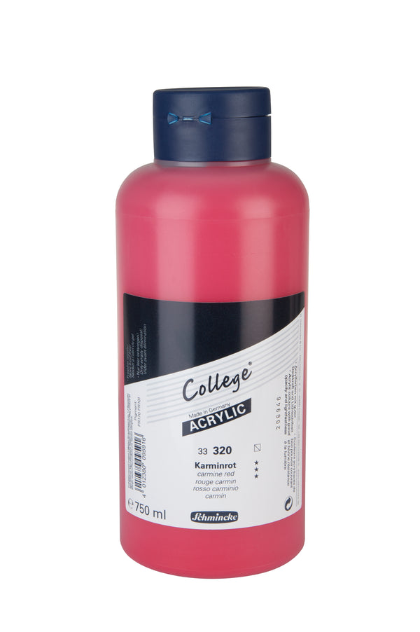 Collège Acrylique 750 ml Rouge Carmin - SCHMINCKE