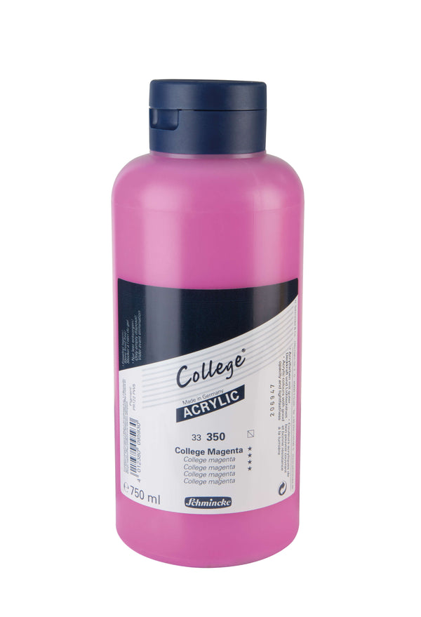 Collège Acrylique 750 ml Collège Magenta - SCHMINCKE