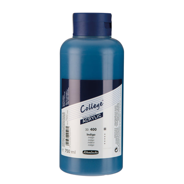 Collège Acrylique 750 ml Indigo - SCHMINCKE