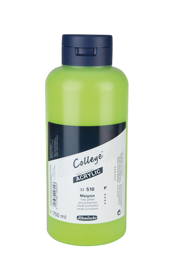 Collège Acrylique 750 ml Vert Printemps - SCHMINCKE