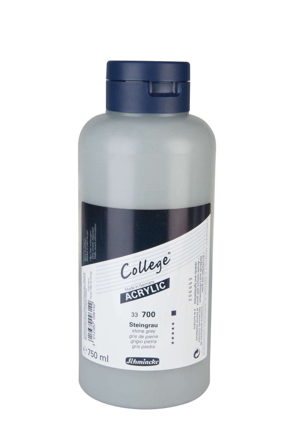 Collège Acrylique 750 ml Gris de Pierre - SCHMINCKE