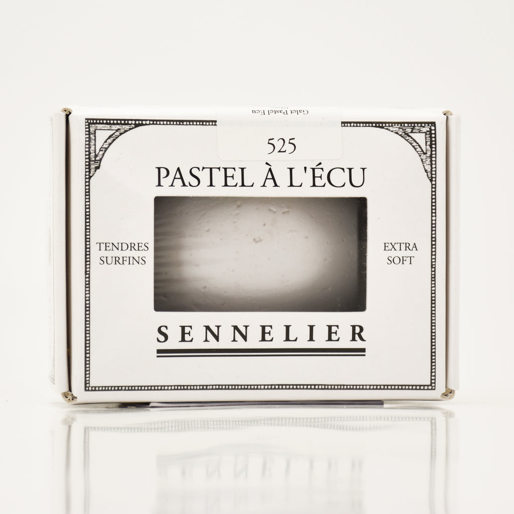 Galet pastel à l'écu - Blanc