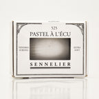 Galet pastel à l'écu - Blanc
