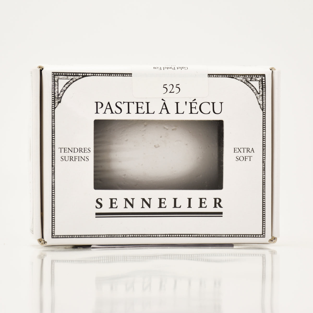 Galet pastel à l'écu - Blanc