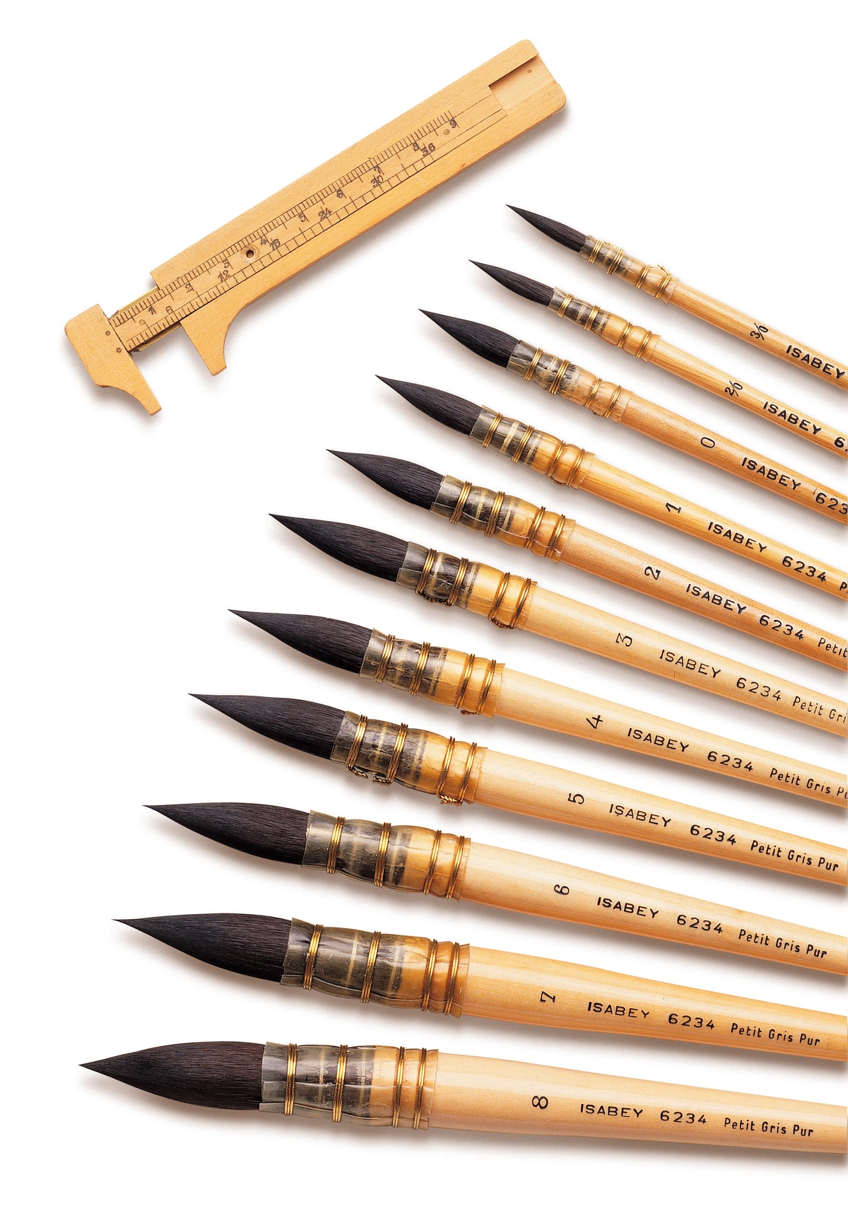 ISABEY PURE SQUIRREL Pointed round wash brush - TAILLE 2/0