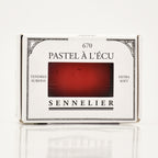 Galet pastel à l'écu - Rouge Rubis