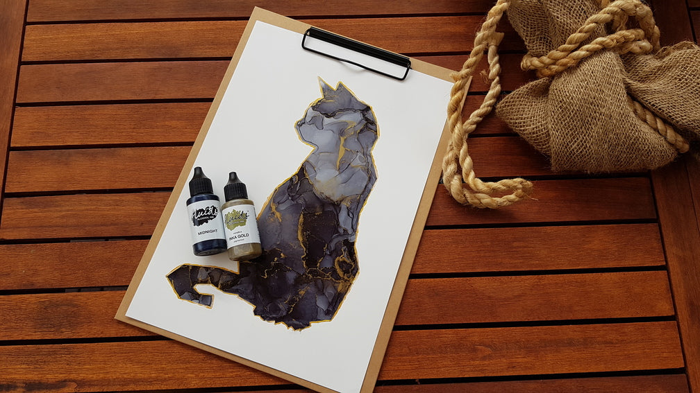 Encre à Alcool METALLICS INKA GOLD 30ml