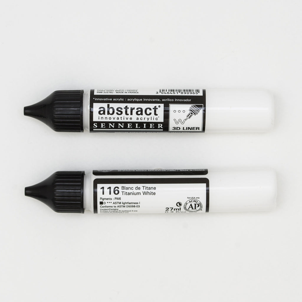 Abstract 3D liner 27ml Blanc de Titane