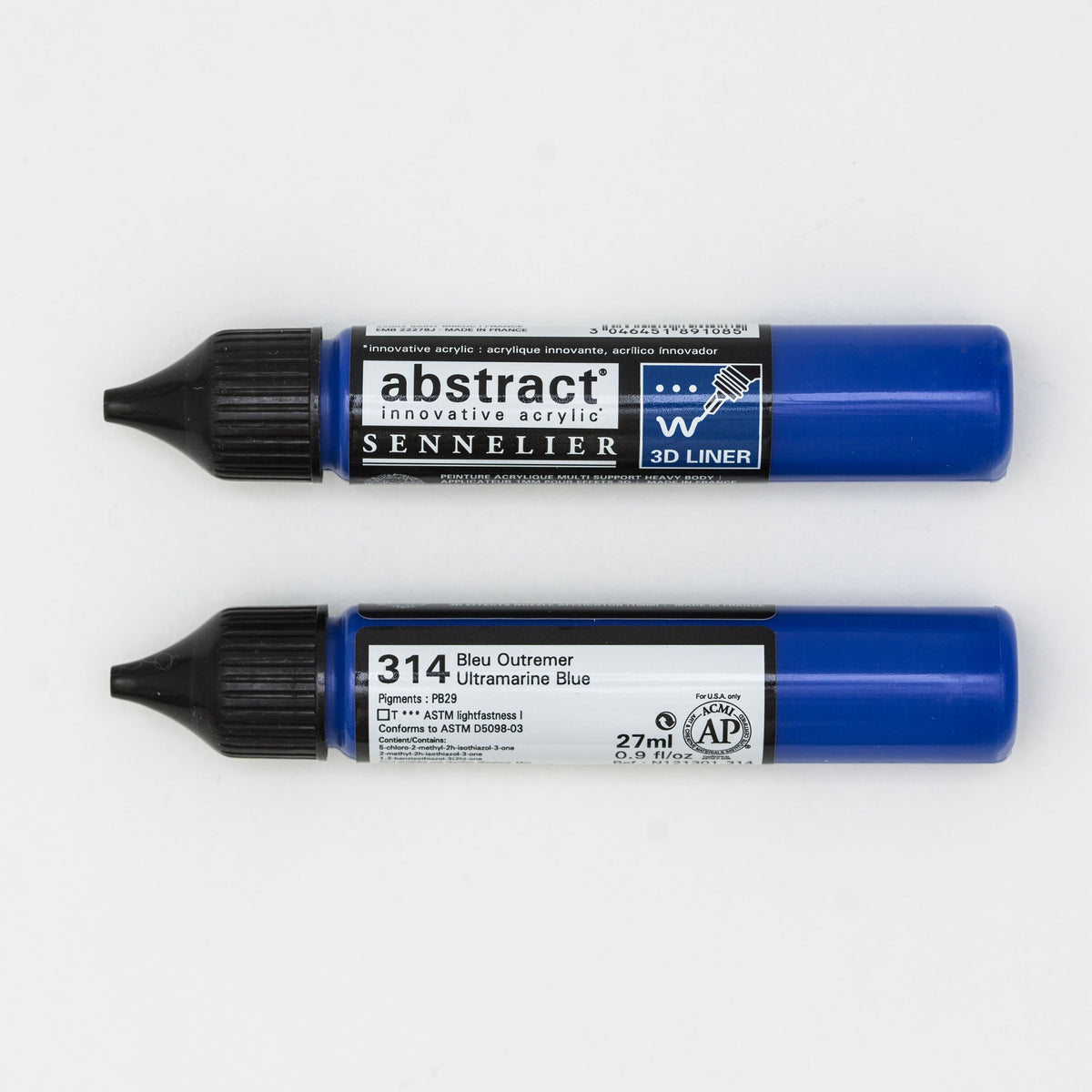 Abstract 3D liner 27ml Bleu Outremer