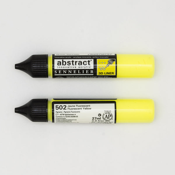 Abstract 3D liner 27ml Jaune Fluo