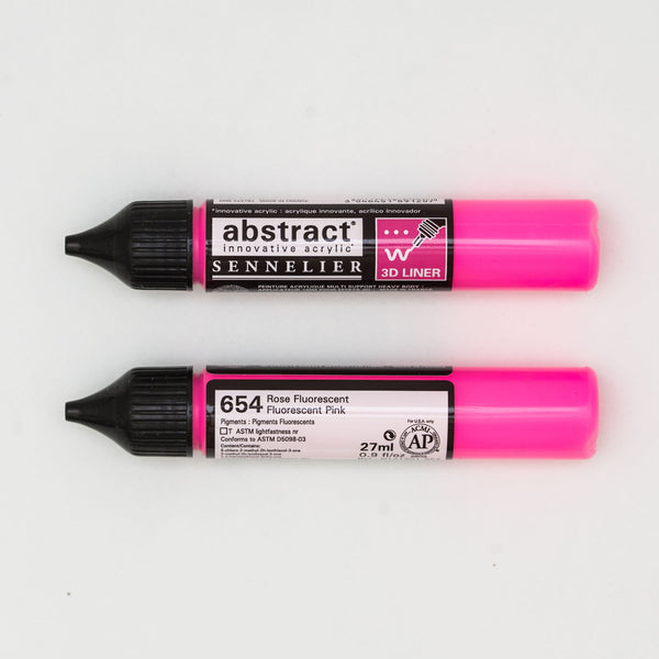Abstract 3D liner 27ml Rose Fluo
