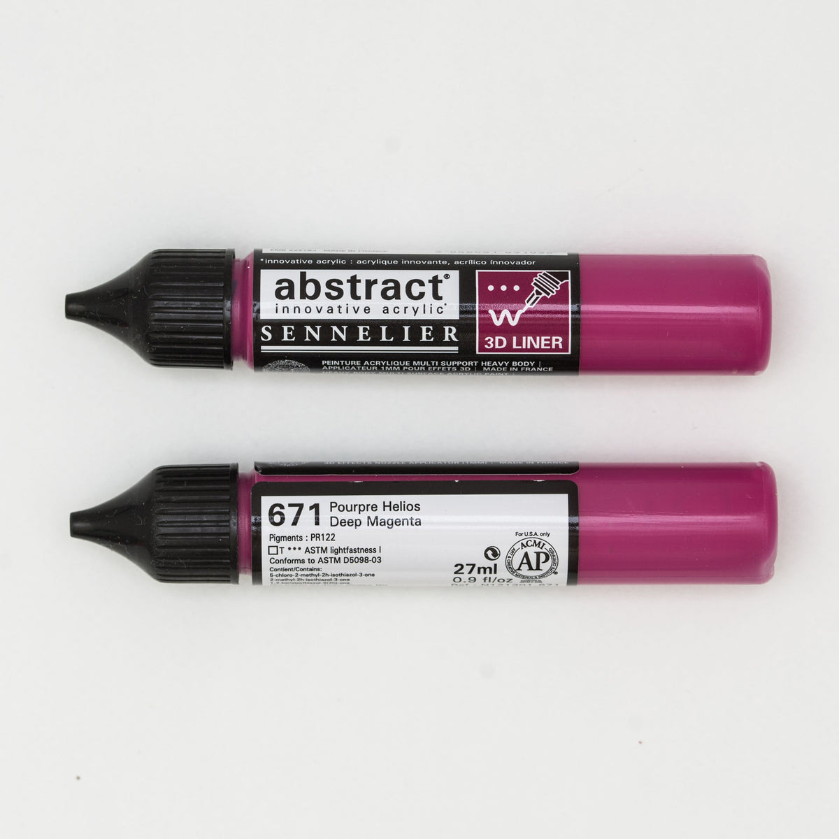 Crayon 3D abstrait 27ml Pourpre Helios