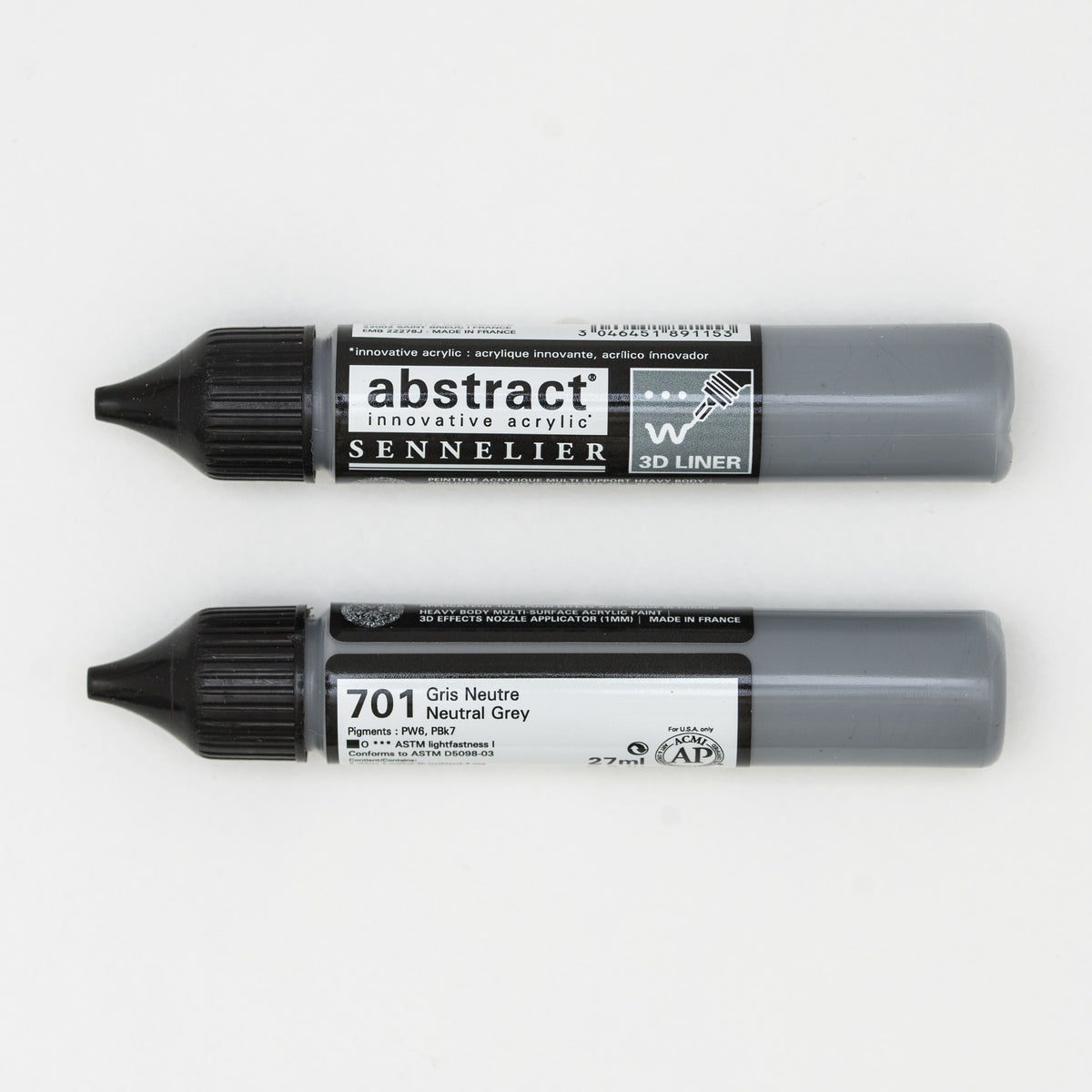 Crayon 3D abstrait 27ml Gris Neutre