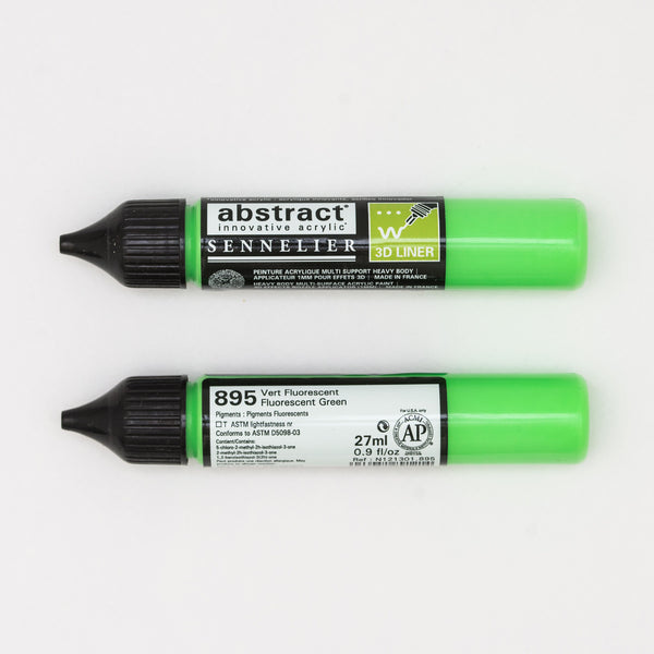 Crayon 3D abstrait 27ml Vert Fluo