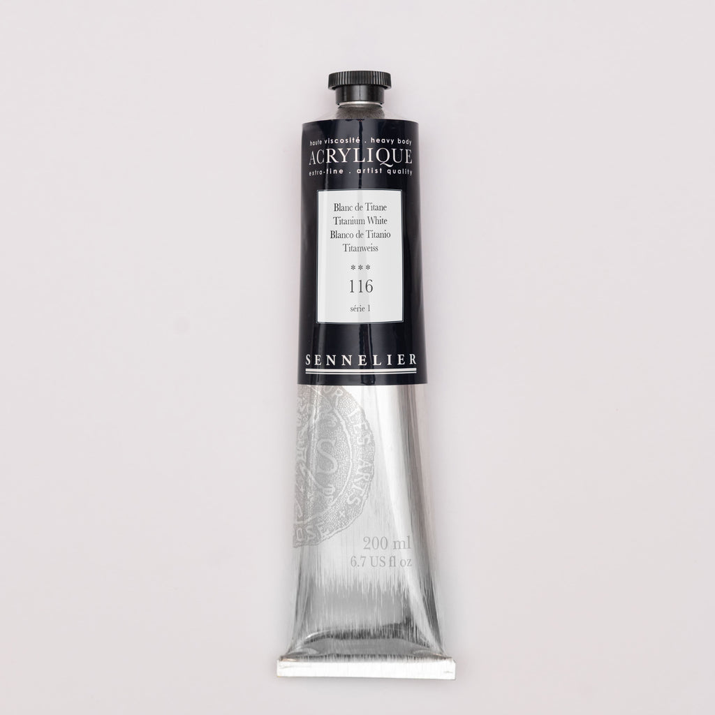 Acrylique EXTRA-FINE 200ml Blanc de Titane SENNELIER