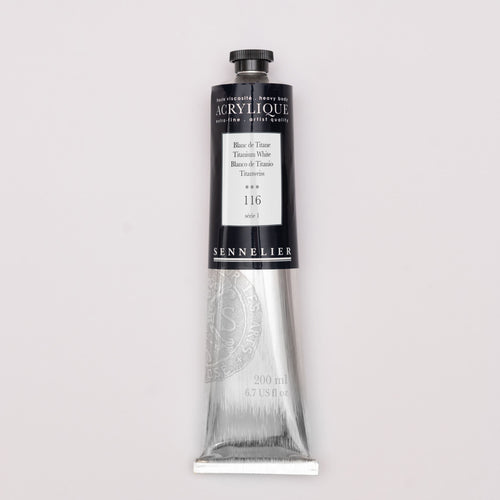 Acrylique EXTRA-FINE 200ml Blanc de Titane SENNELIER