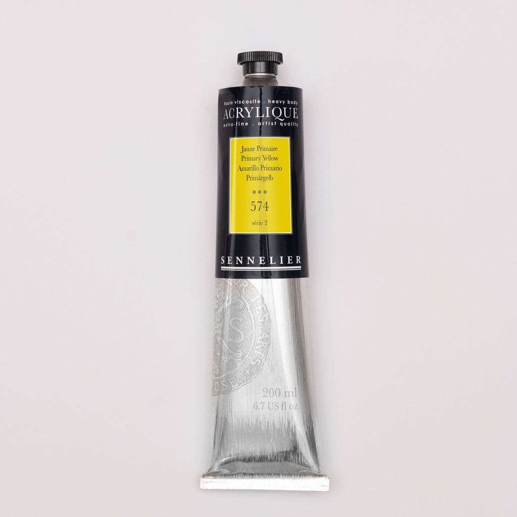 Acrylique EXTRA-FINE 200ml Jaune Primaire SENNELIER