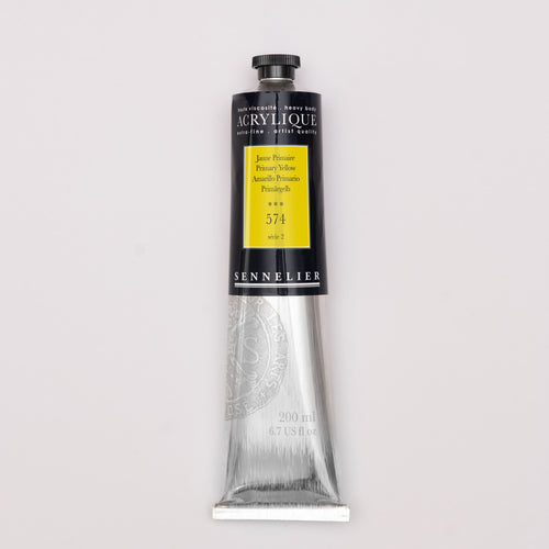 Acrylique EXTRA-FINE 200ml Jaune Primaire SENNELIER
