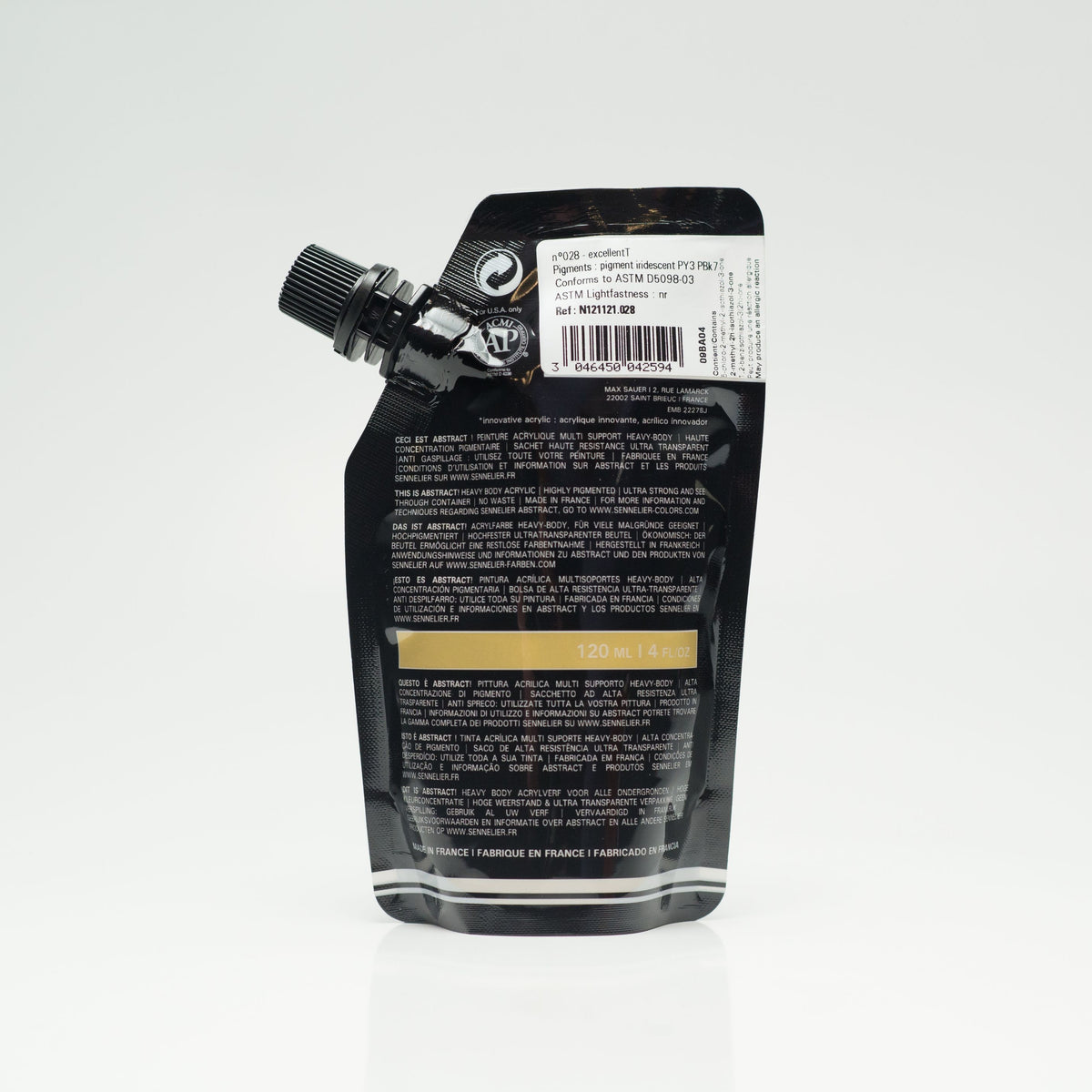 abstract 120ml Iridescent Or