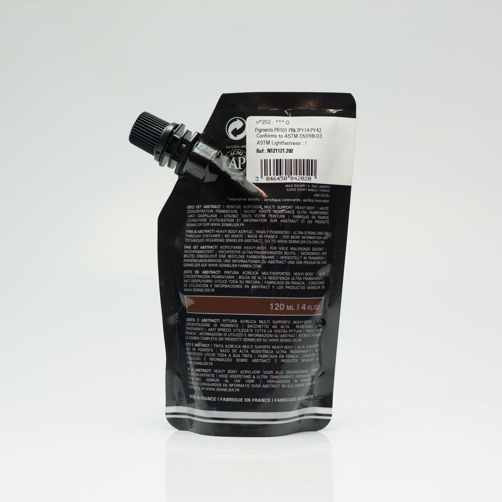 abstrait 120ml Terre D'ombre Brûlée