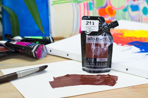abstrait 120ml Terre de Sienne Brûlée