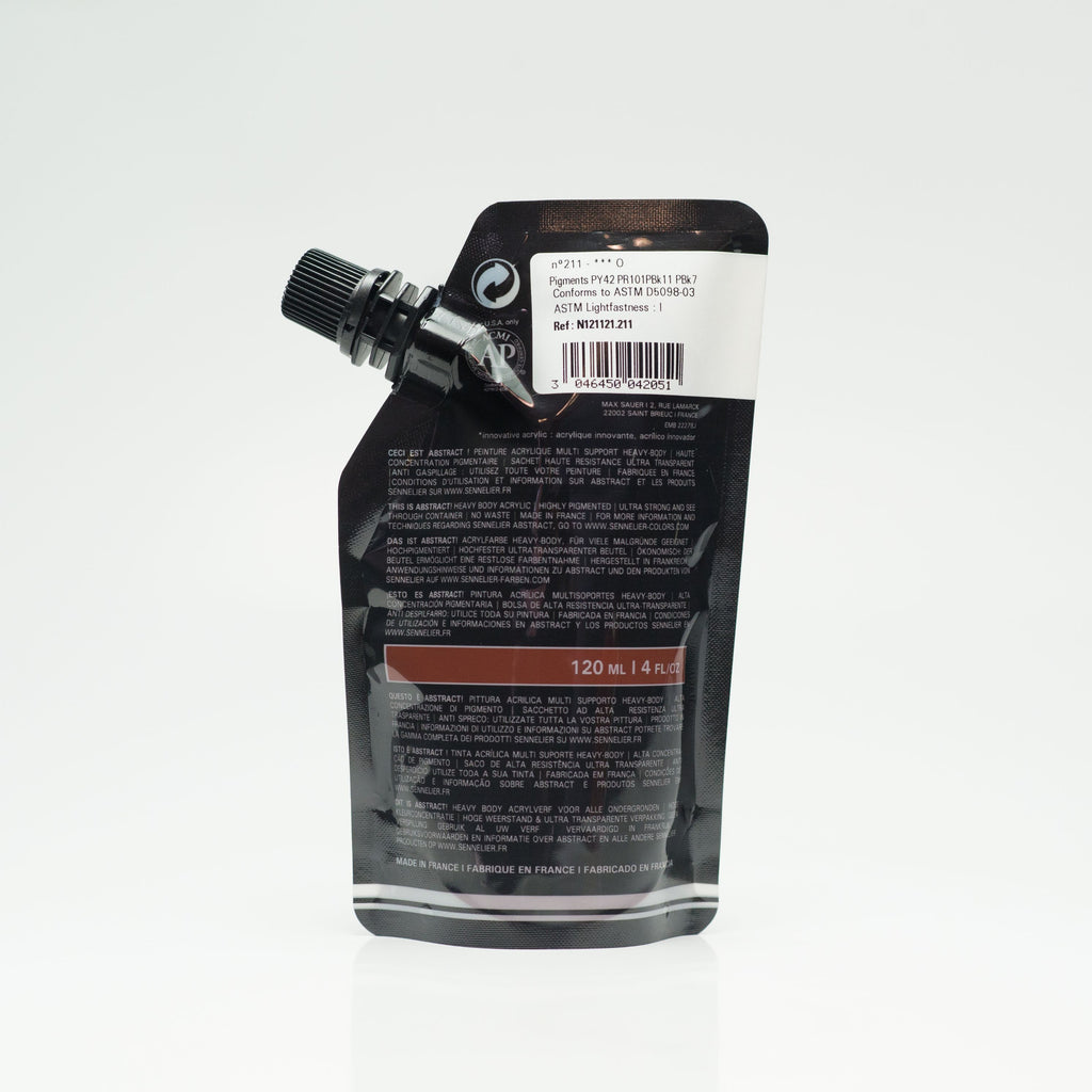 abstrait 120ml Terre de Sienne Brûlée