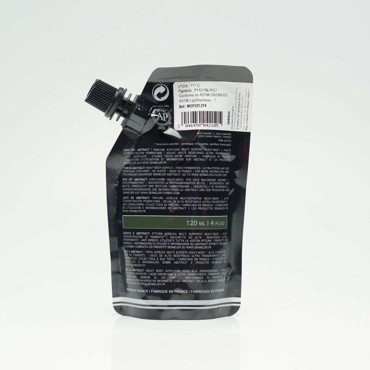 abstrait 120ml Terre Verte Brûlée