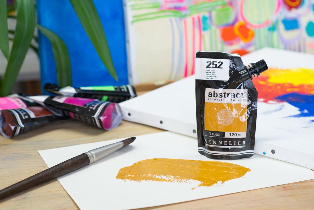 abstract 120ml Ocre Jaune