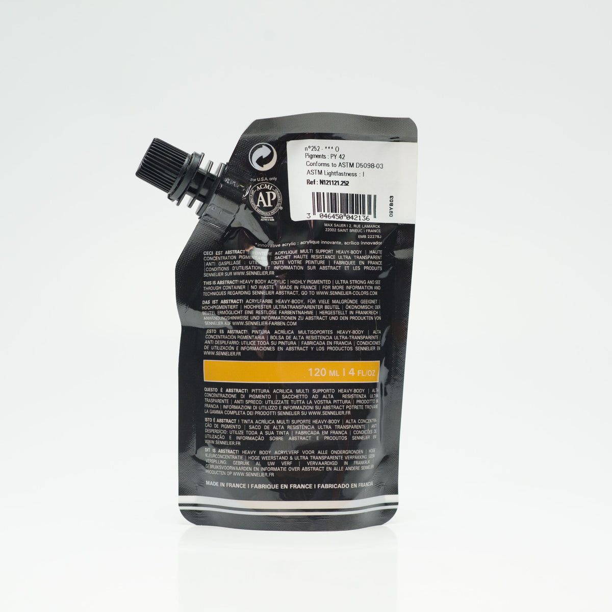 abstract 120ml Ocre Jaune