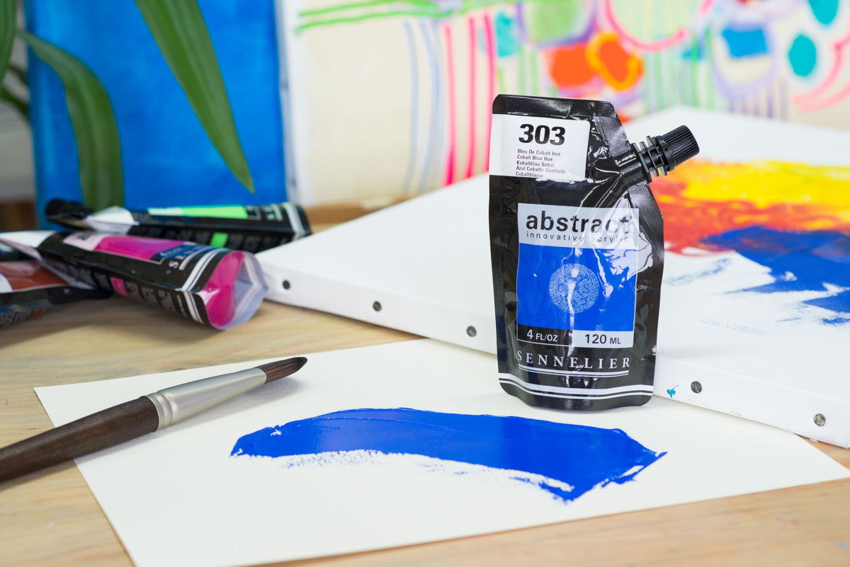 abstract 120ml Bleu De Cobalt Imit