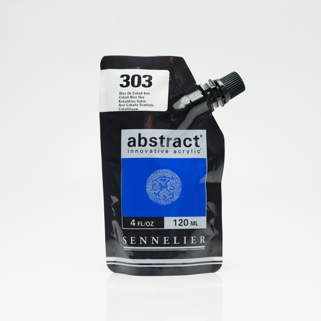 abstrait 120ml Bleu De Cobalt Imite