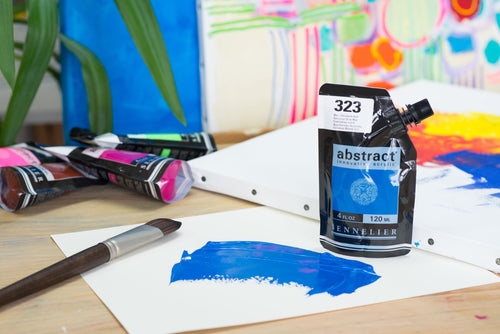 abstract 120ml Bleu Céruléum Imit