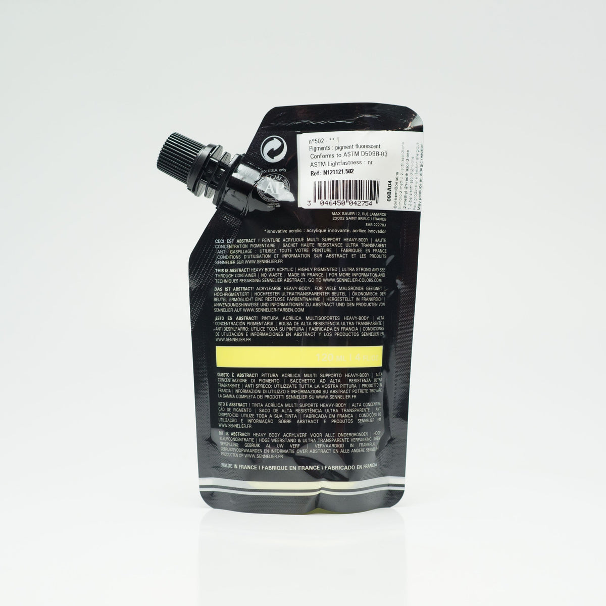 abstract 120ml Jaune Fluorescent