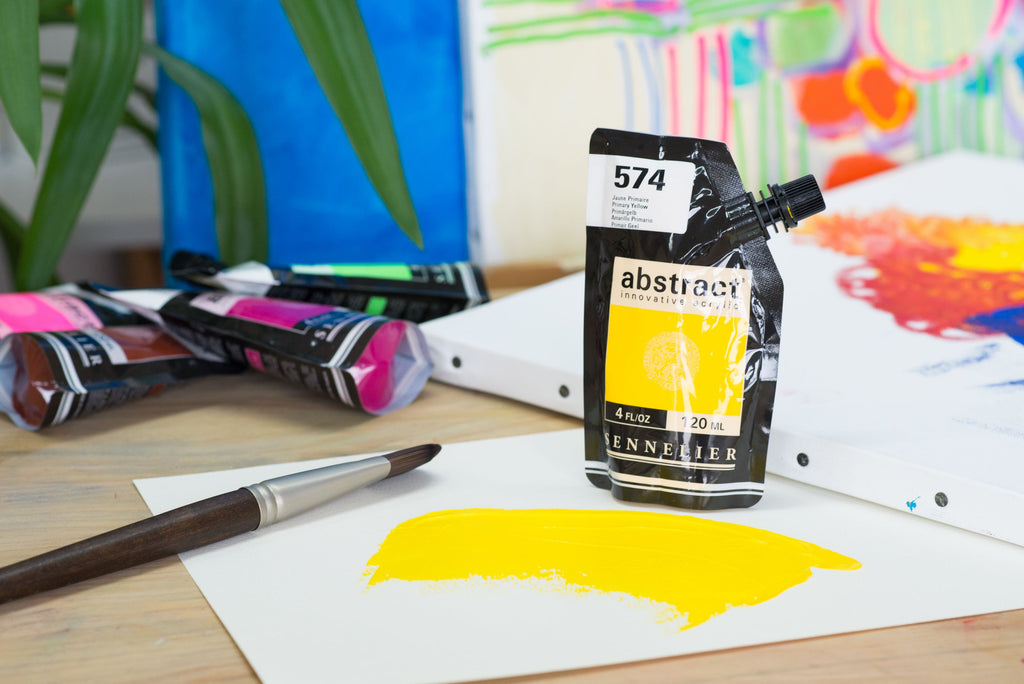 abstrait 120ml Jaune Primaire