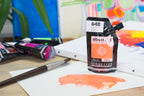 abstract 120ml Orange Fluorescent