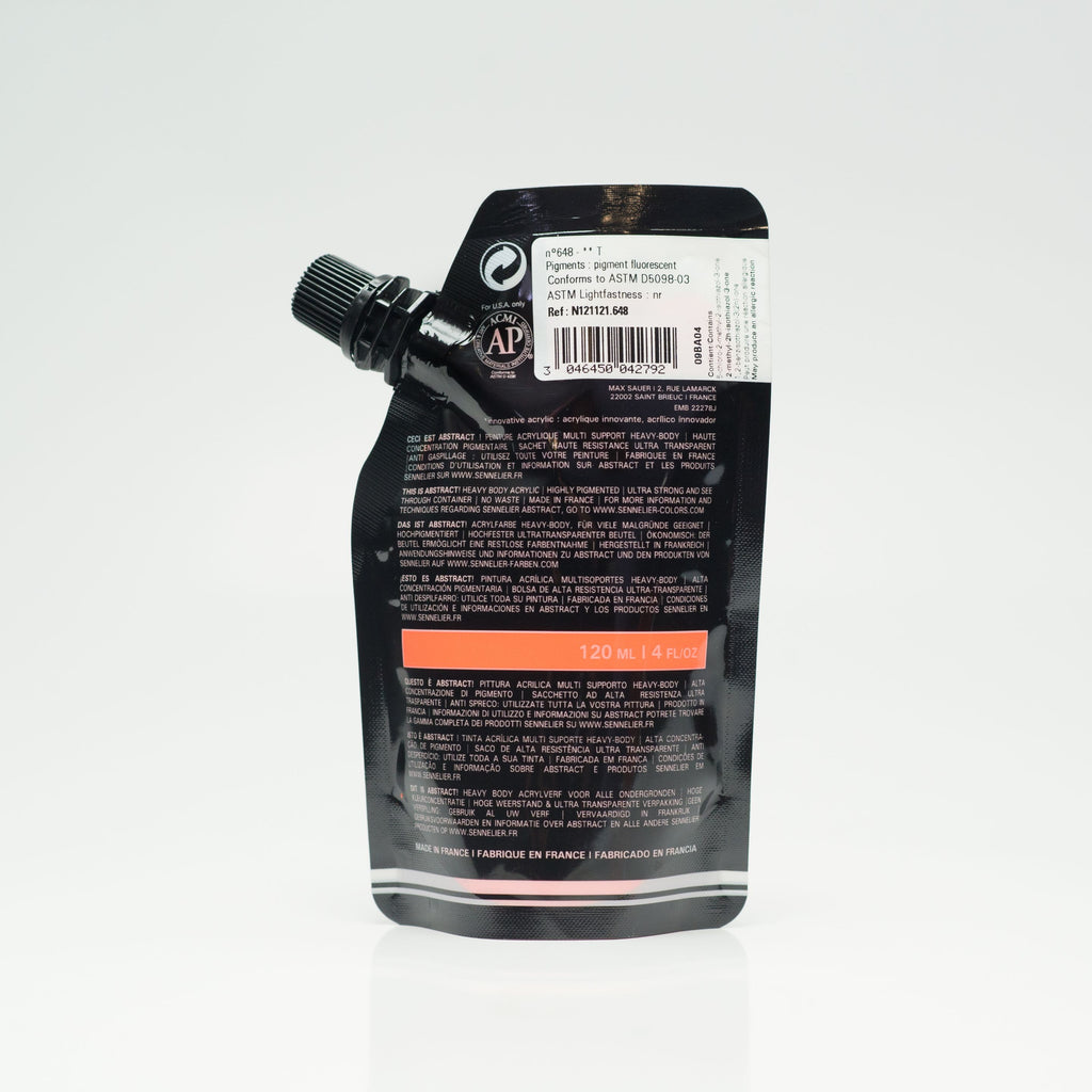abstract 120ml Orange Fluorescent