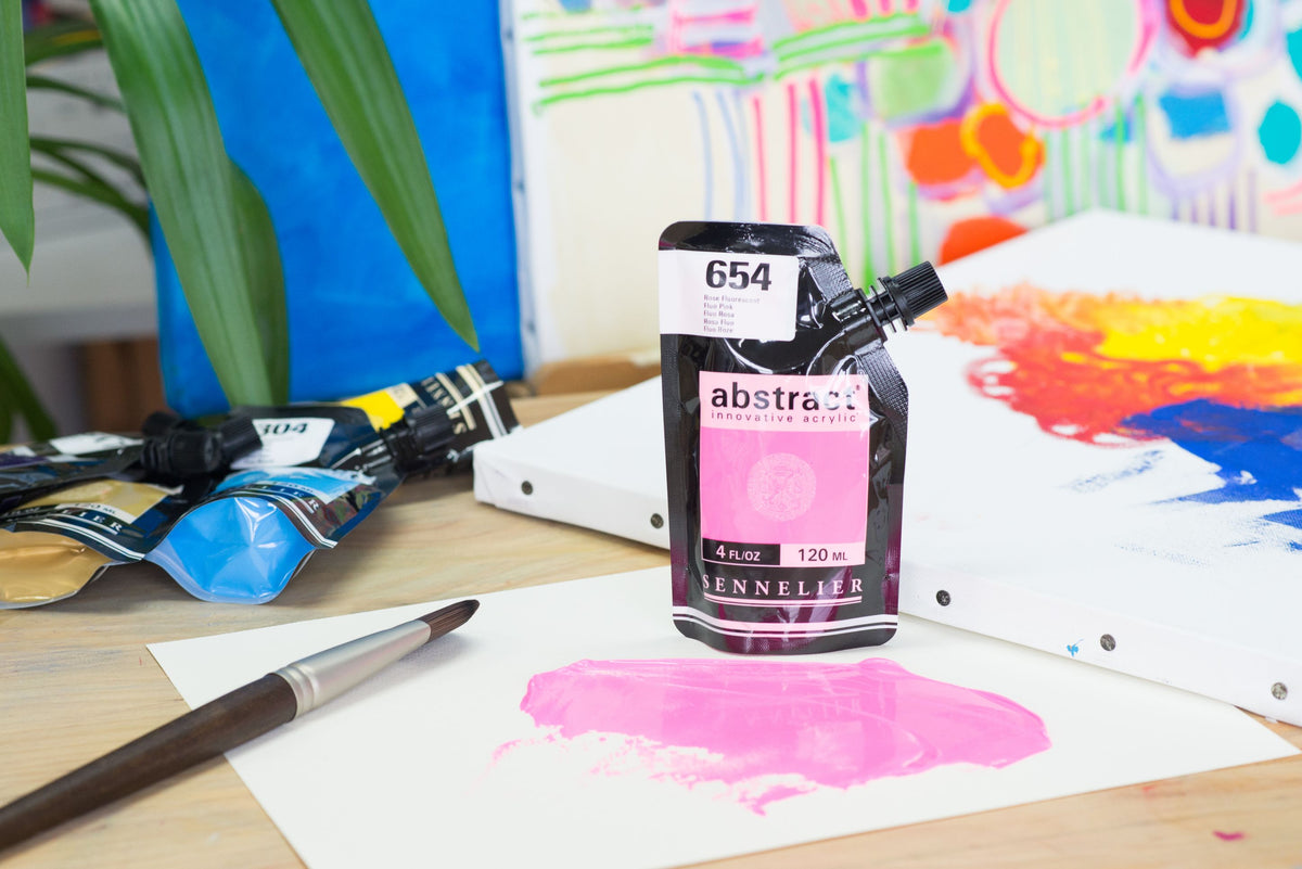 abstract 120ml Rose Fluorescent