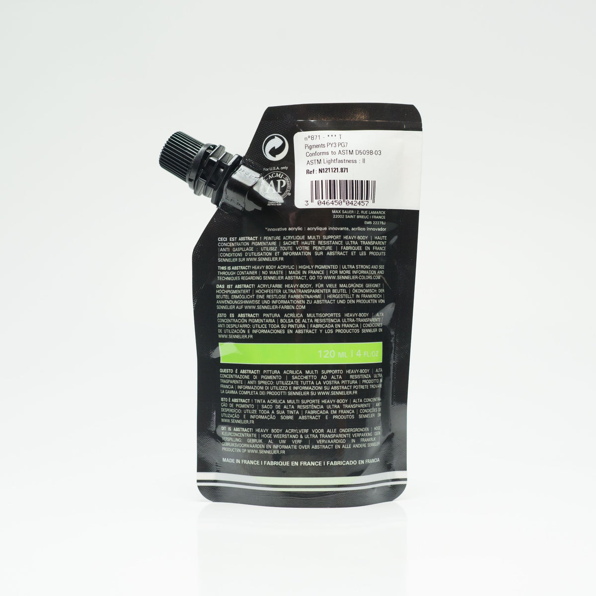 abstract 120ml Vert Jaune