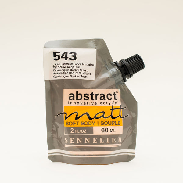 Abstract mat 60ml Jaune Cadmium Foncé Imitation